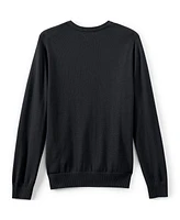 Lands' End Men's Unisex Cotton Modal Vneck Pullover Sweater