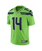 Nike Men's Dk Metcalf Neon Green Seattle Seahawks Vapor Limited Player Jersey