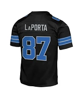 Nike Big Boys and Girls Sam LaPorta Black Detroit Lions Alternate Player Game Jersey