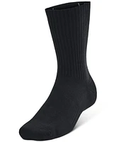 Under Armour Men's Training Cotton -Pk. Moisture-Wicking Crew Socks