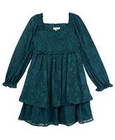 Rare Editions Big Girls Tiered Baby Doll Dress