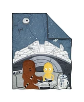 Lambs & Ivy Star Wars Signature Millennium Falcon 3-Piece Baby Crib Bedding Set