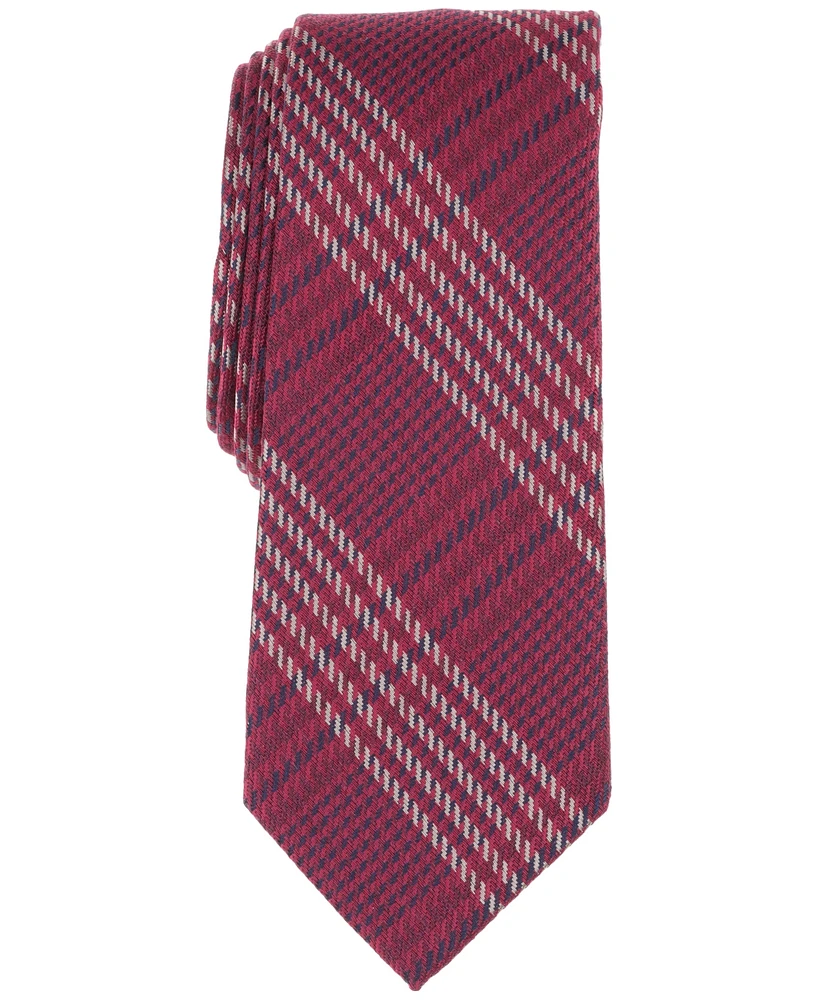 Bar Iii Men's Meadow Plaid Tie, Created for Macy's