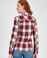 Nautica Jeans Women's Manchester Plaid Button-Up Shirt