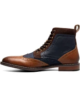 Stacy Adams Men's Finnegan Wingtip Lace Up Boots