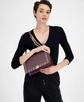 I.n.c. International Concepts Ajae Flap Small Studded Shoulder Bag, Created for Macy's