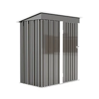 Simplie Fun Outdoor Storage Shed: 3FT X 5FT Metal Shed for Yard