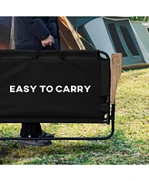 Double Folding Camping Chair, Loveseat for 2 Adults, Portable Camping Couch