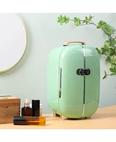 Streamdale Furniture Led Skincare Fridge: Mini Cooler for Beauty Essentials