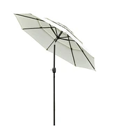 Streamdale Furniture 3-Tier Patio Umbrella with Crank and Tilt