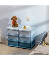 Simplie Fun 3-Tier Kids Storage Unit with 6 Drawers