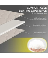 Folding Chaise Lounges: 5-Level Recline, Padded Seat, Side Pocket & Headrest