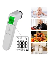 Yescom Digital Infrared Thermometer No Contact Measuring Object Body Memory Function