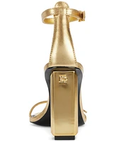 Donna Karan New York Women's Sculptural Logo Heel Sandals