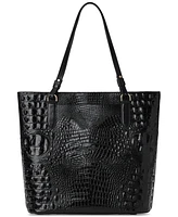 Brahmin Ezra Kairos Embossed Leather Tote Bag