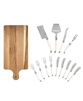 French Home Laguiole 14 Piece Charcuterie with Wood Serving Board