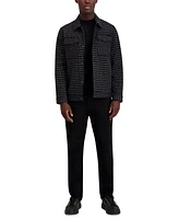 Karl Lagerfeld Paris Men's Textured Shirt Jacket