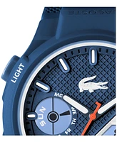 Lacoste Men's LC33 Blue Silicone Strap Watch 45mm