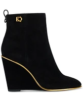 Donna Karan New York Women's Wedge Heel Ankle Boots