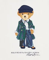 Polo Ralph Lauren Toddler and Little Girls Bear Cotton Jersey Long-Sleeve Tee