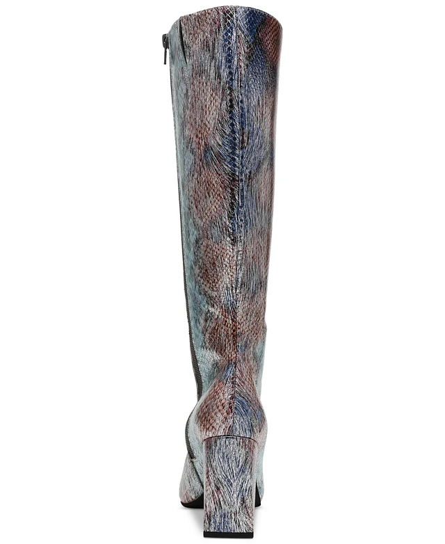 Knee Boots Macys Snake Print Boots Snake Print Snake Platform