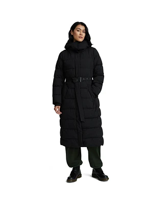 Nvlt Women's Longline Belted Puffer