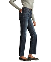 Lucky Brand Women's Mid-Rise Curvy Straight-Leg Jeans