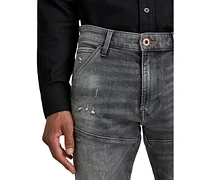 G-Star Raw Men's Zip-Knee Distressed Moto Jeans, Created for Macy's