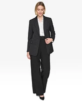 Karl Lagerfeld Paris Women's Embellished One-Button Blazer