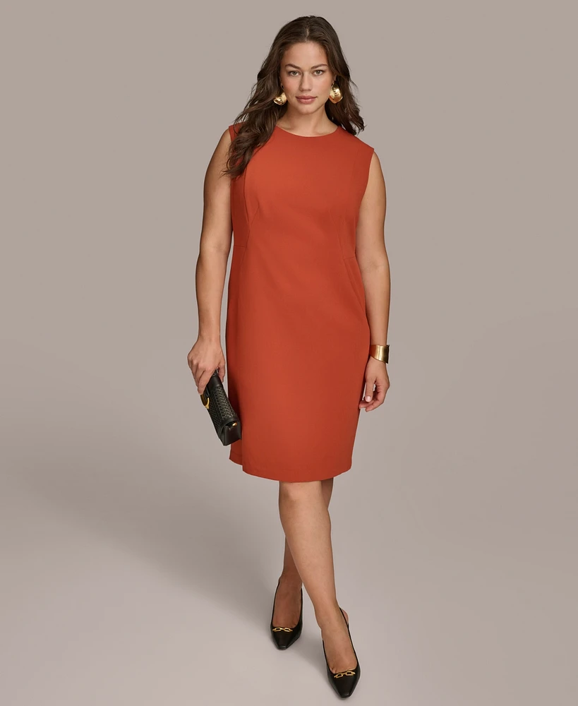 Donna Karan New York Plus Sleeveless Sheath Dress