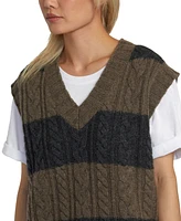 Rvca Juniors' Chefs Kiss V-Neck Sweater Vest