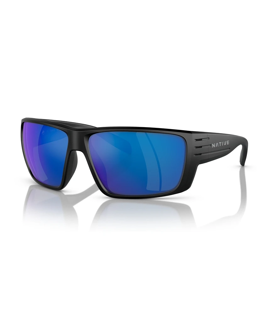 Native Eyewear Men's Polarized Sunglasses, Griz XD9014