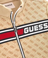 Guess Big Boy Collared Active Quatro G Zip-Up Top