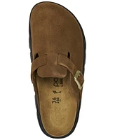 Birkenstock Women's Boston Chunky Suede Leather Platform Sandals from Finish Line