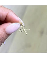 The Lovery Mini Gold Scissor Charm 14K Gold