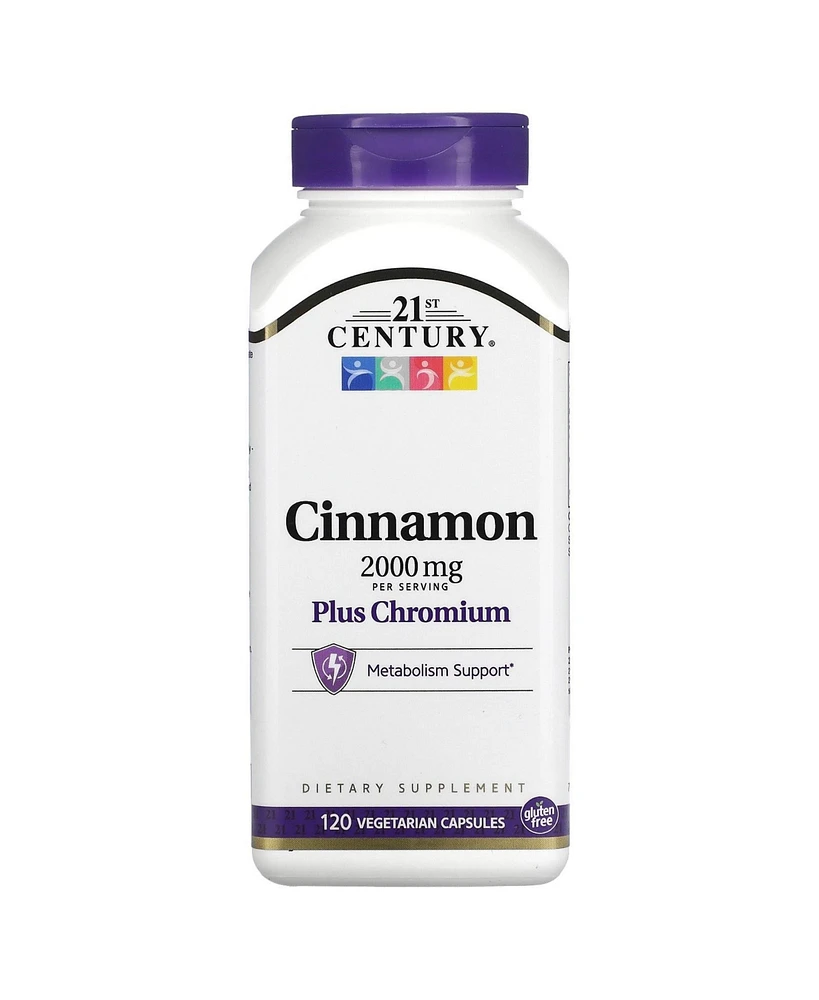 21st Century Cinnamon Plus Chromium 2 000 mg