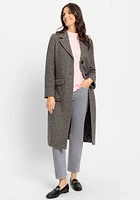 Olsen Women's Wool Blend Herringbone Coat