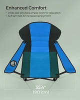 Slickblue Heavy-Duty Folding Camping Chair with 551 lb Max Capacity