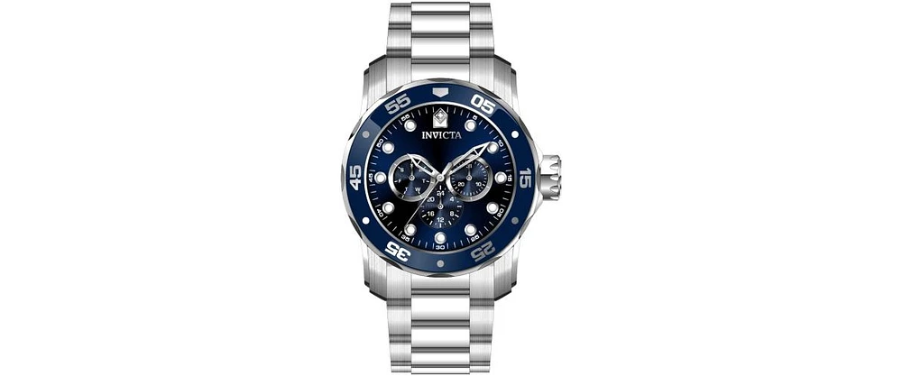 Invicta Men's 45728 Pro Diver Quartz Multifunction Blue Dial Watch