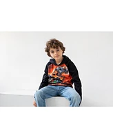 Monster Jam Toddler Boys Maximum Destruction El Toro Loco Grave Digger Fleece Pullover Hoodie to