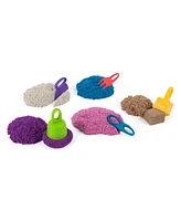 Kinetic Sand, Variety Case with Beach Sensory Toys
