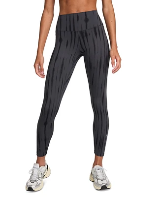 Nike One Women's High-Waisted 7/8 Printed Leggings