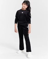 Calvin Klein Performance Big Girls Luxe Velour Sweatshirt