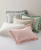 510 Design Phoebe Diamond Quilted Ruffle Edge -Pc. Comforter Set