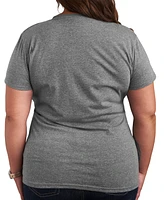 Hybrid Apparel Plus Size Peanuts Skating Graphic T-shirt