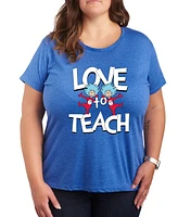 Hybrid Apparel Plus Dr Seuss Teach Graphic T-shirt