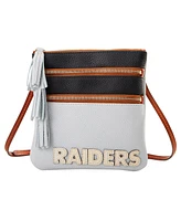 Dooney & Bourke Las Vegas Raiders Infield Triple Zip Crossbody Purse