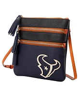 Dooney & Bourke Houston Texans Infield Triple Zip Crossbody Purse