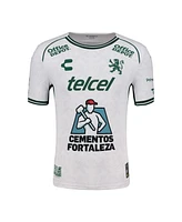 Charly Men's White/Green Club Leon 2024/25 Away Authentic Jersey