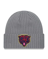 New Era Men's Gray Chicago Bears Color Pack Multi Cuffed Knit Hat